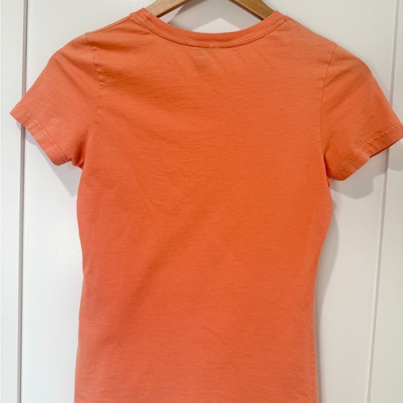 Vintage Abercrombie Y2K Women’s T-shirt Orange Size M - Picture 4 of 10